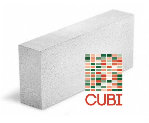 Газобетонный блок CUBI D500 B2,5 F100 625х200х75 ровный